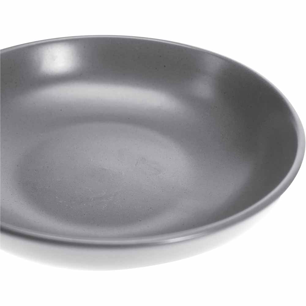 Wilko Dark Grey Pasta Bowl Wilko