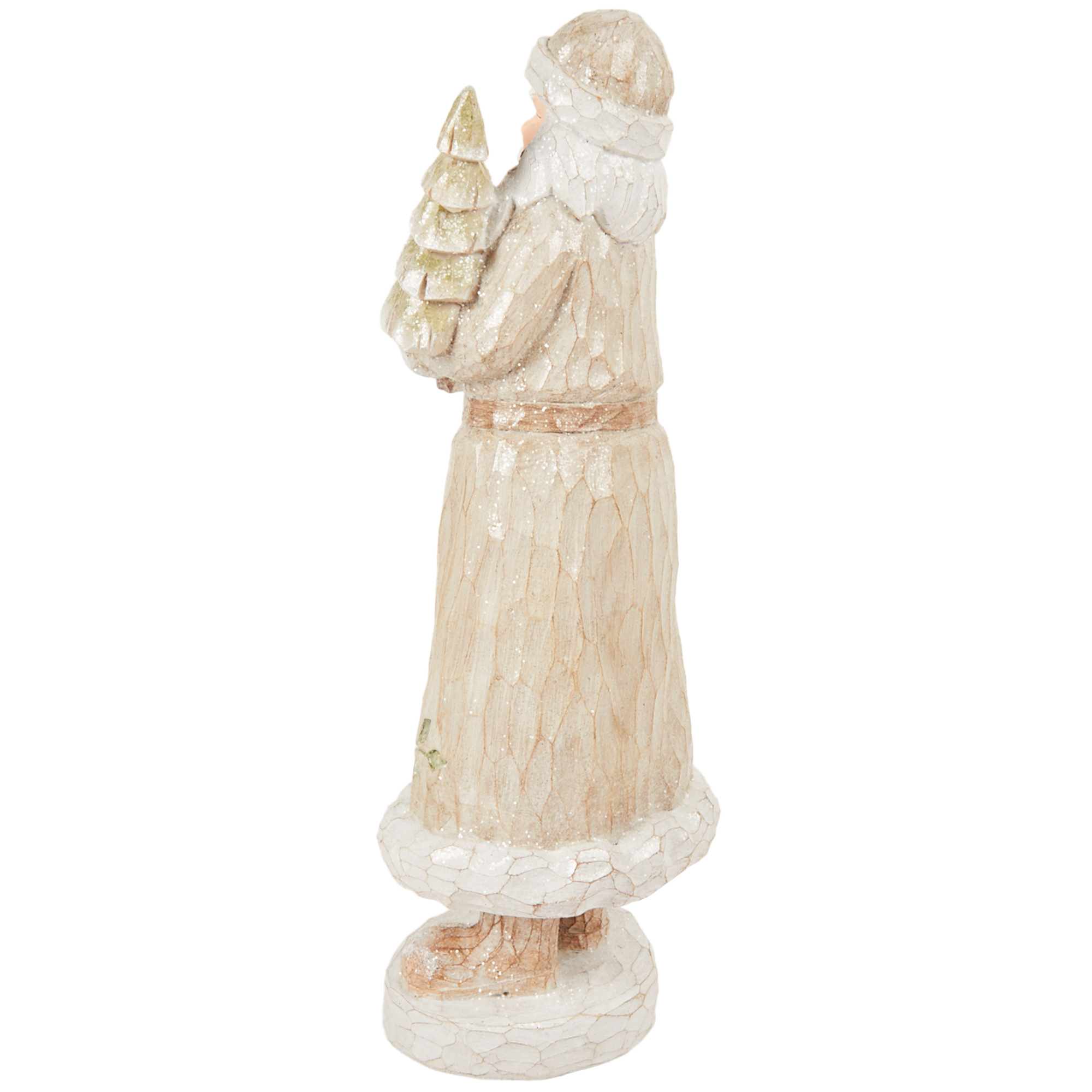 Wood Effect Santa Ornament Image 4