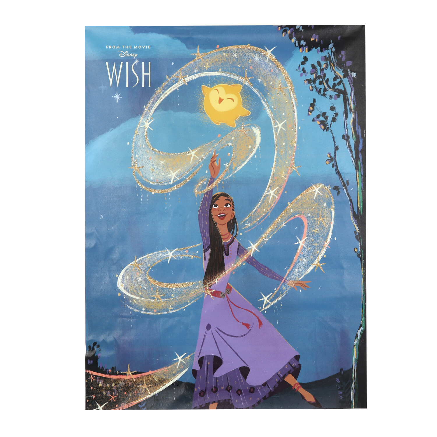 Disney Wish Sparkle Canvas - Blue Image