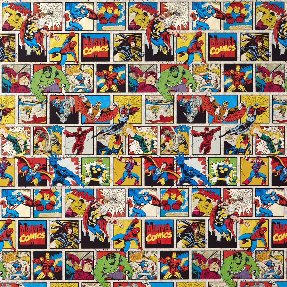 Marvel Wrapping Paper Roll 2m Image