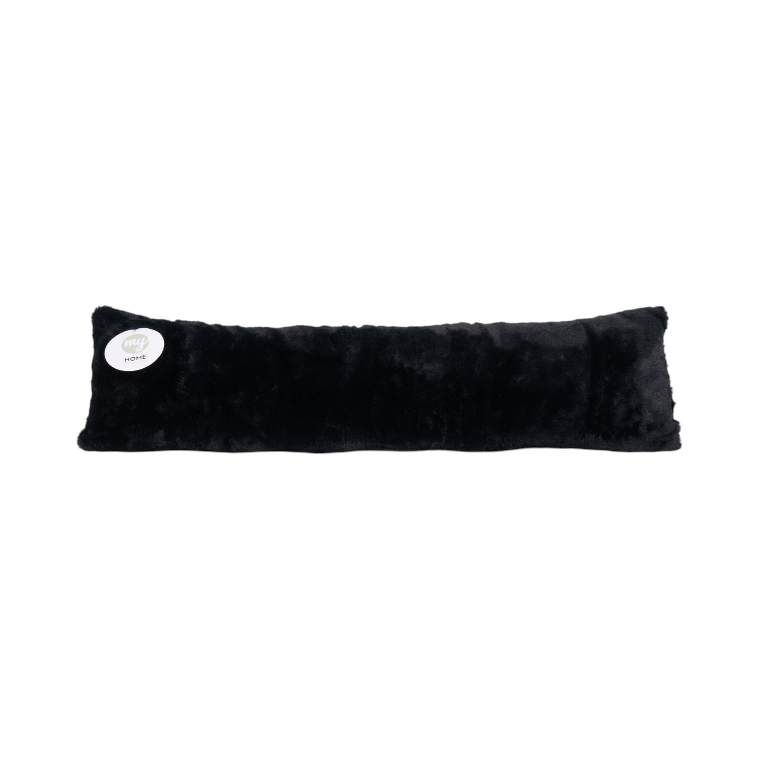 Faux Fur Draught ExcluderBlack Image 1