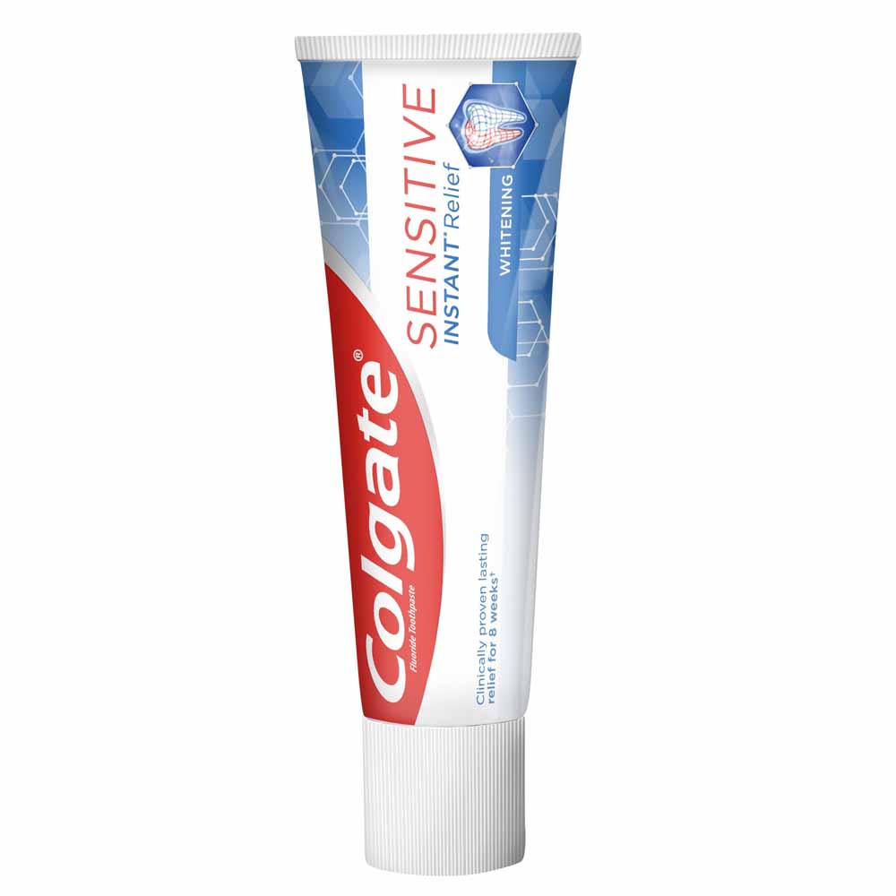 Colgate Sensitive Instant Relief Whitening Toothpaste 75ml Image 7