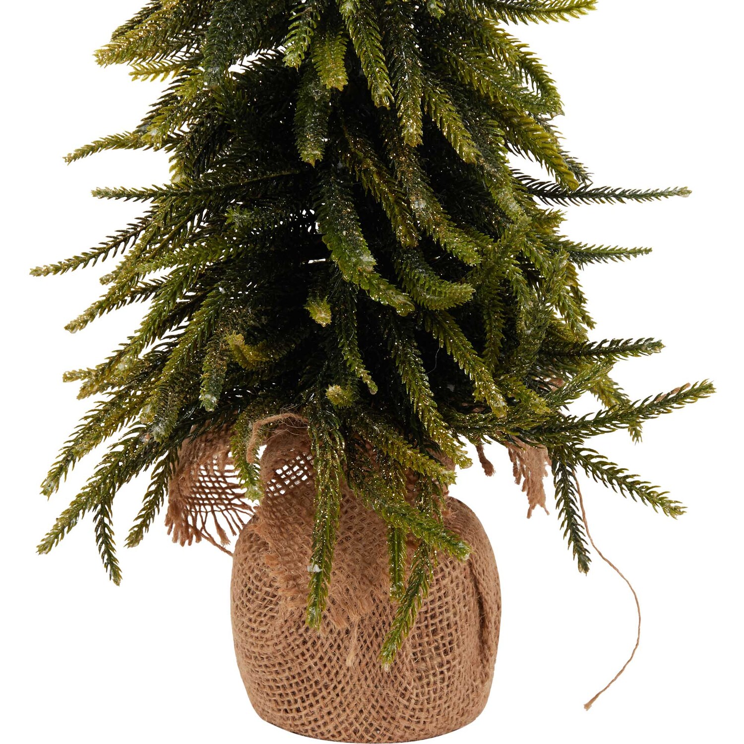 Gold Glitter Downswept Tree - Green Image 3