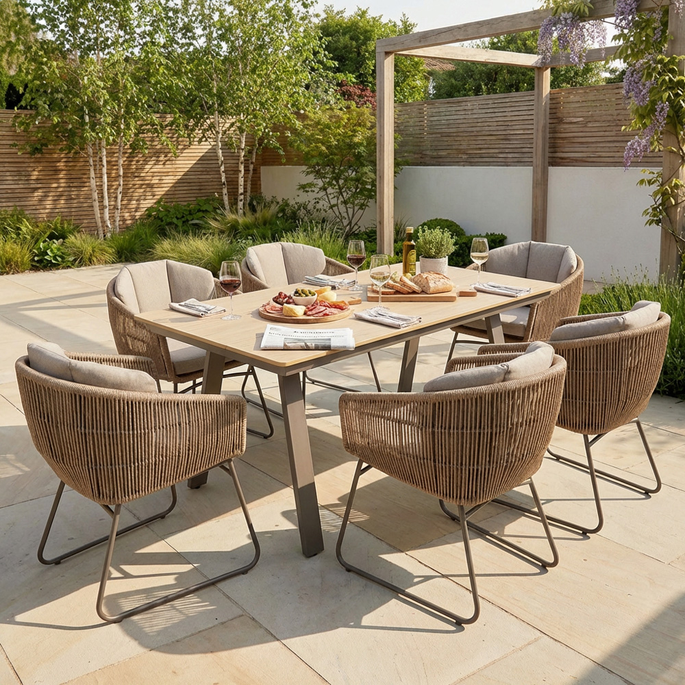 Manhattan Dining Set Beige Image 3