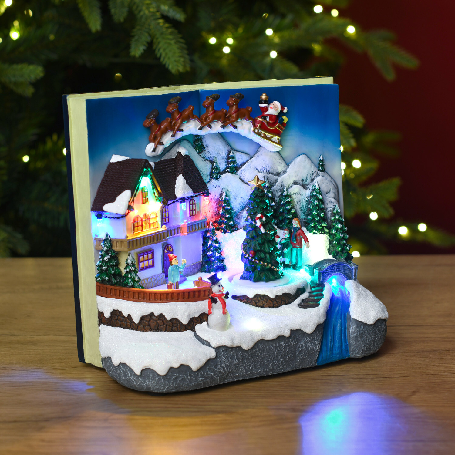 Festive Village Library Decoration Image 2