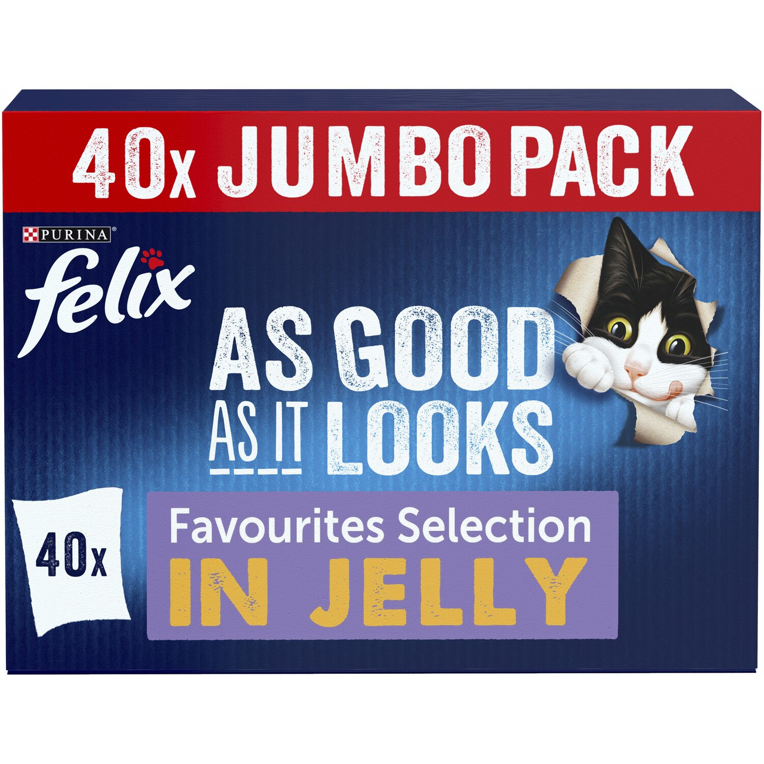 Felix Agail Cat Food 85g - Multicolour / Favourites Selection in Jelly / 40 Image