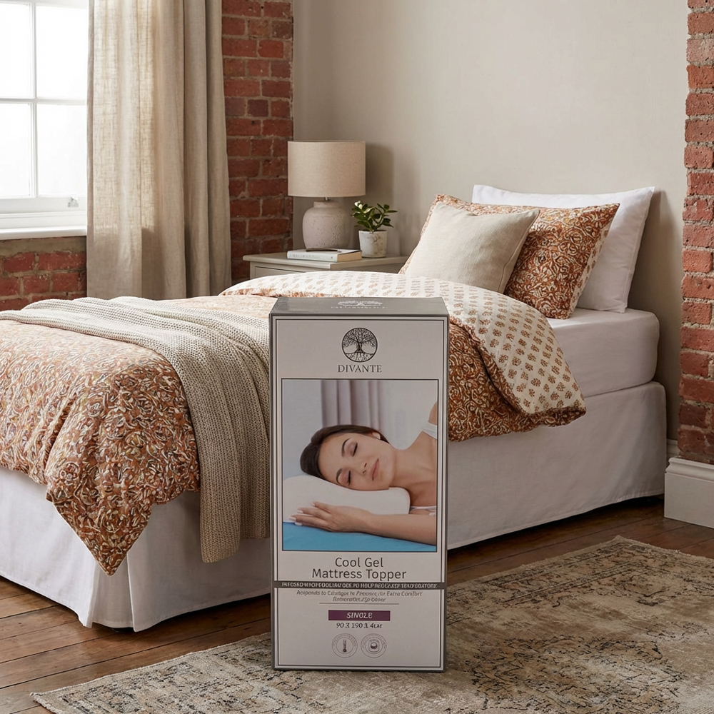 Divante Single Cool Gel Mattress Topper Image 6