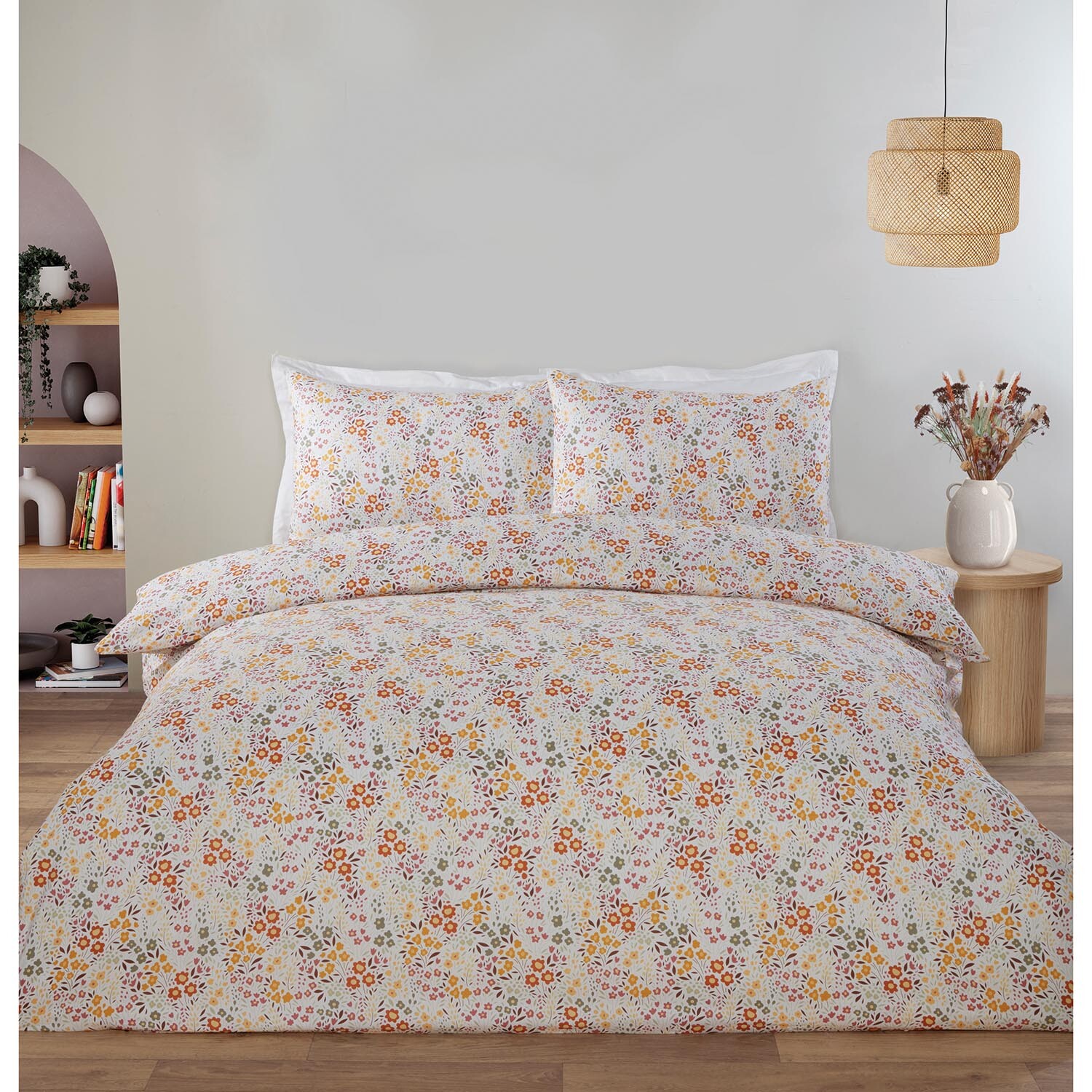 Emelia Single Floral Duvet Set Image 1