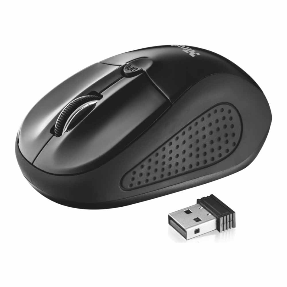 Primo Wireless Optical Mouse Black Wilko