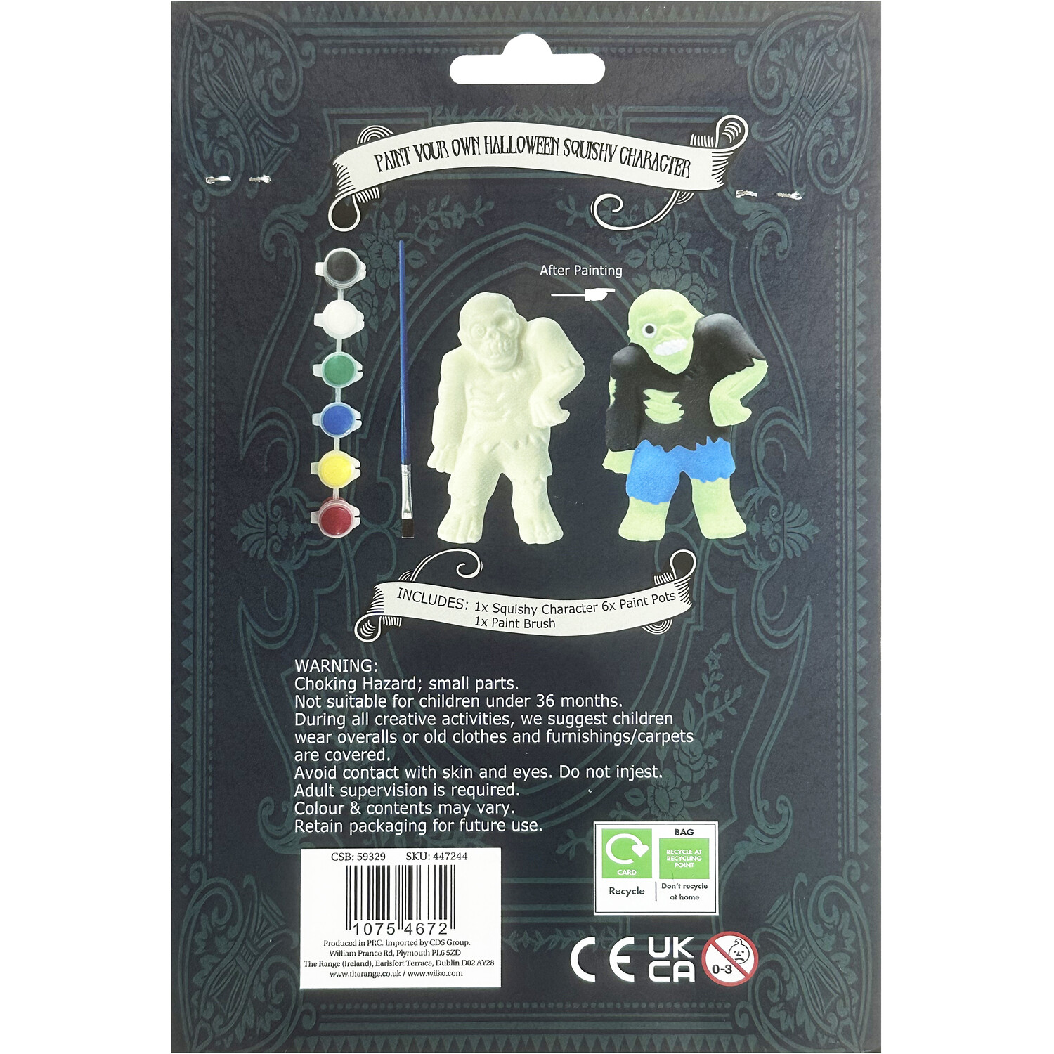 Large Halloween Squishy White Image 3