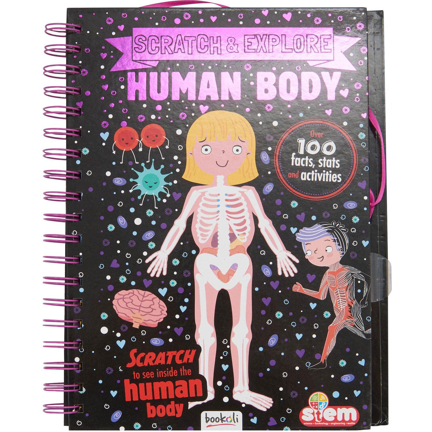 Bookoli Scratch and Explore Human Body Activity Book Image 1