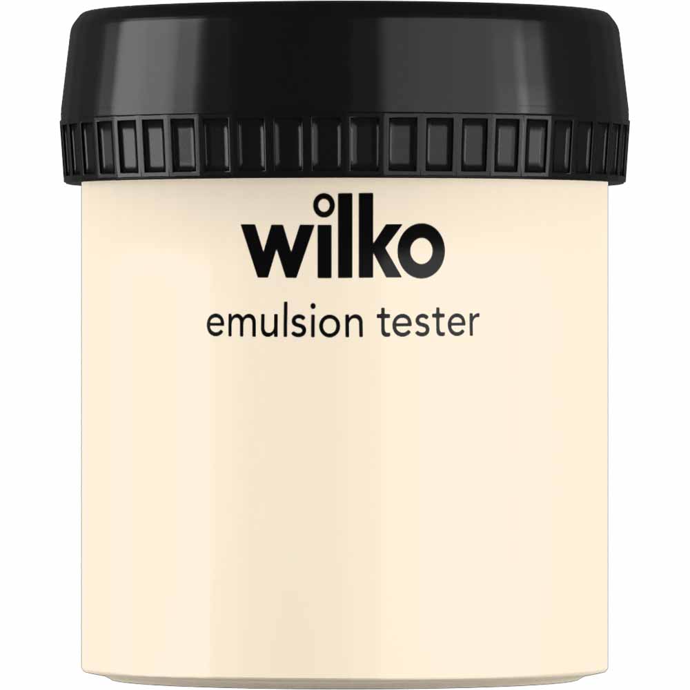 Wilko Cornish Ice Cream Emulsion Paint Tester Pot 75ml Image 1