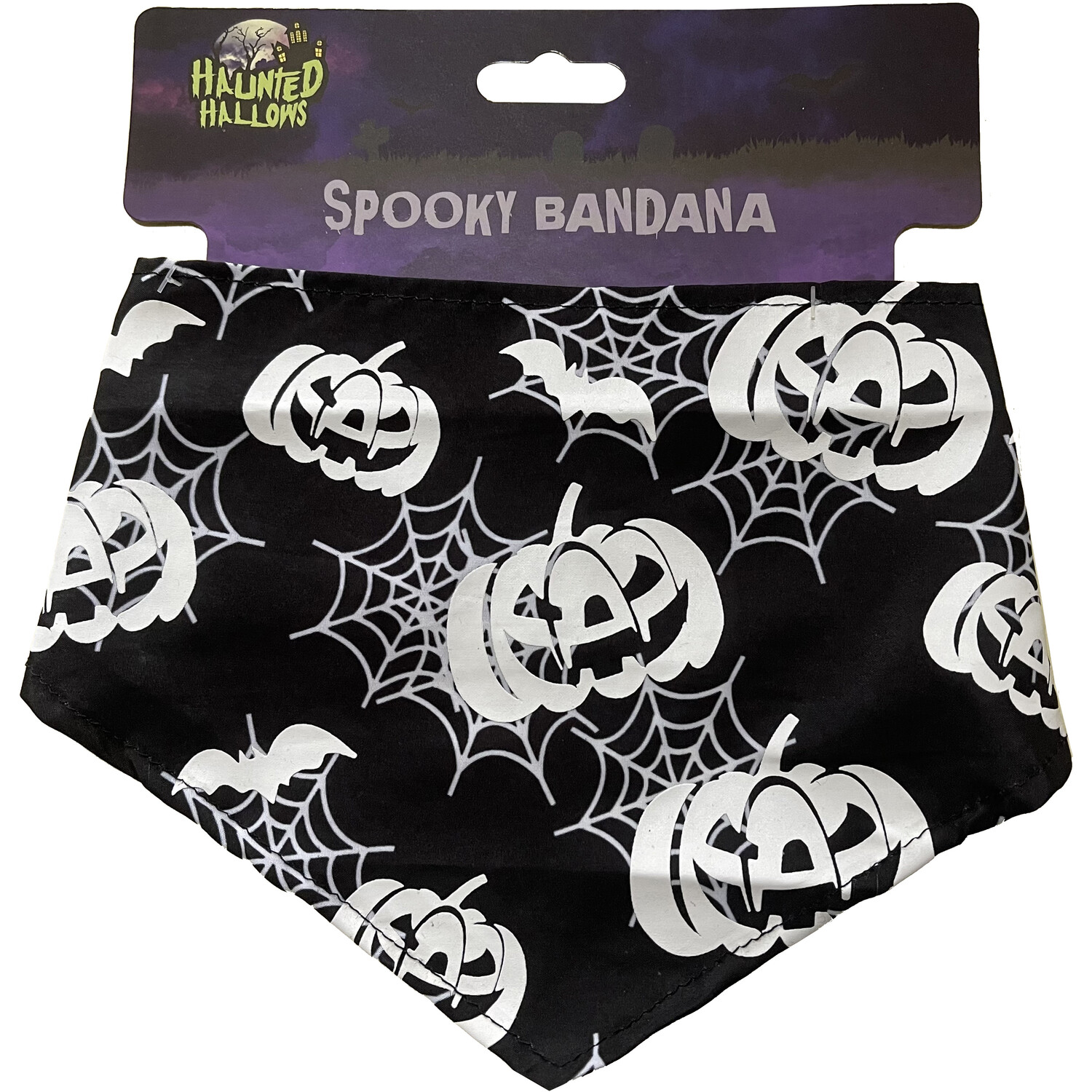 Spooky Pet Bandana - Black Image 1