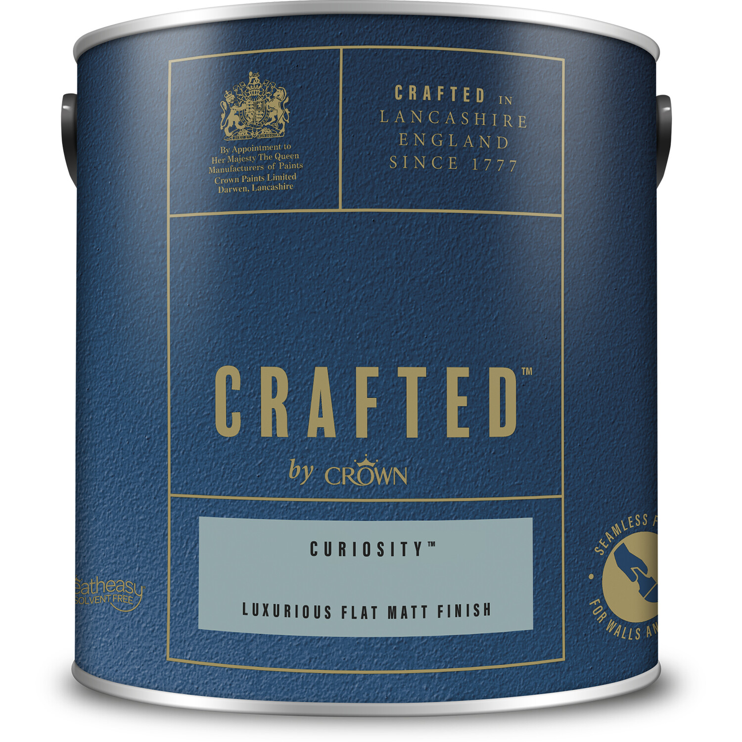 Crown Crafted Walls and Wood Curiosity Luxurious Flat Matt Paint 2.5L Image 2
