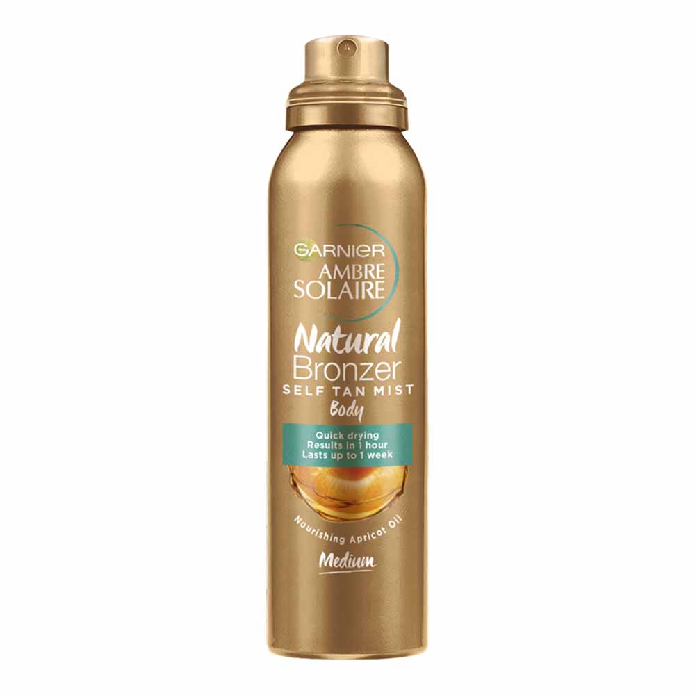 Garnier Ambre Solaire Natural Bronzer Self-Tanning Dry Body Mist Medium 150ml Image