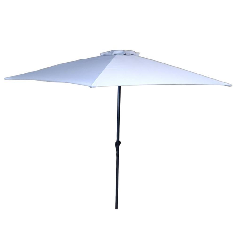 Samuel Alexander Grey Wind Up Parasol with Aluminium Shaft 2.7m Image 1