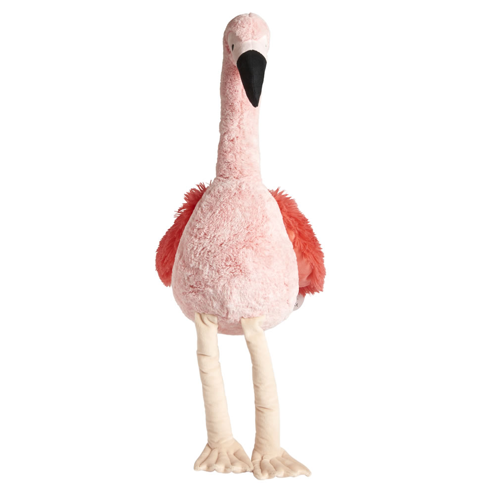 Wilko Tula the Flamingo Plush Soft Toy 60cm Image 1
