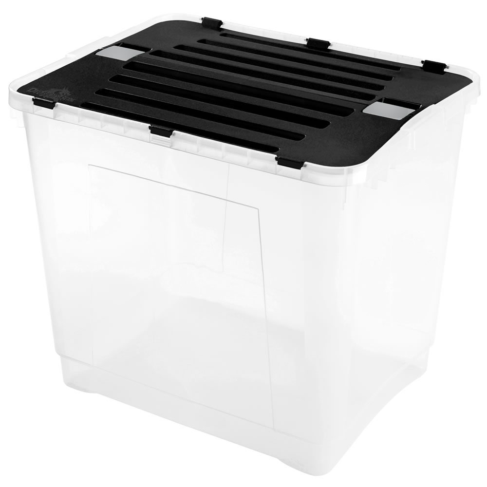 Wilko Dragon 100L Box with Clips Image 1