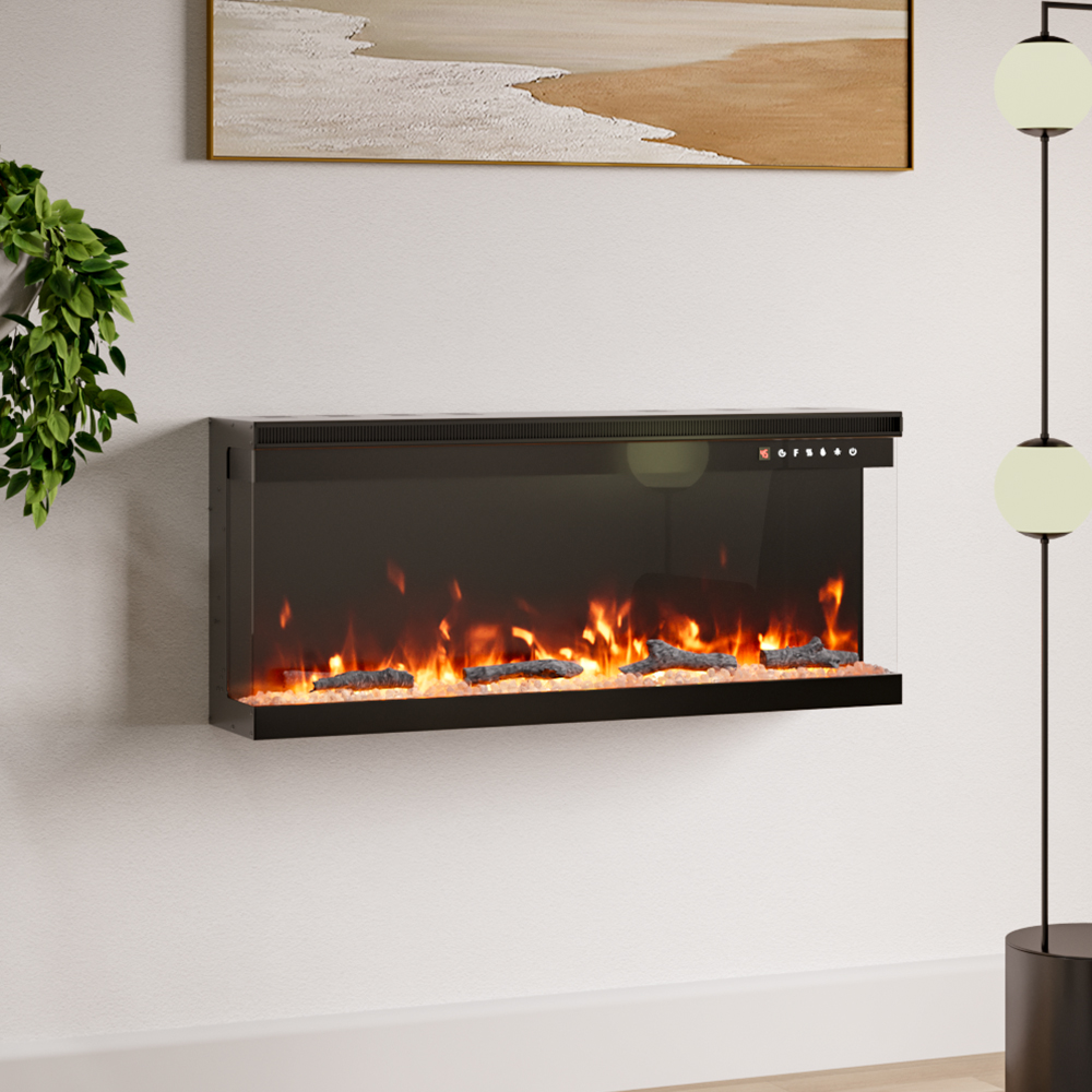 Living and Home Recessed or Freestanding Electric Fireplace 40 Inch Image 6
