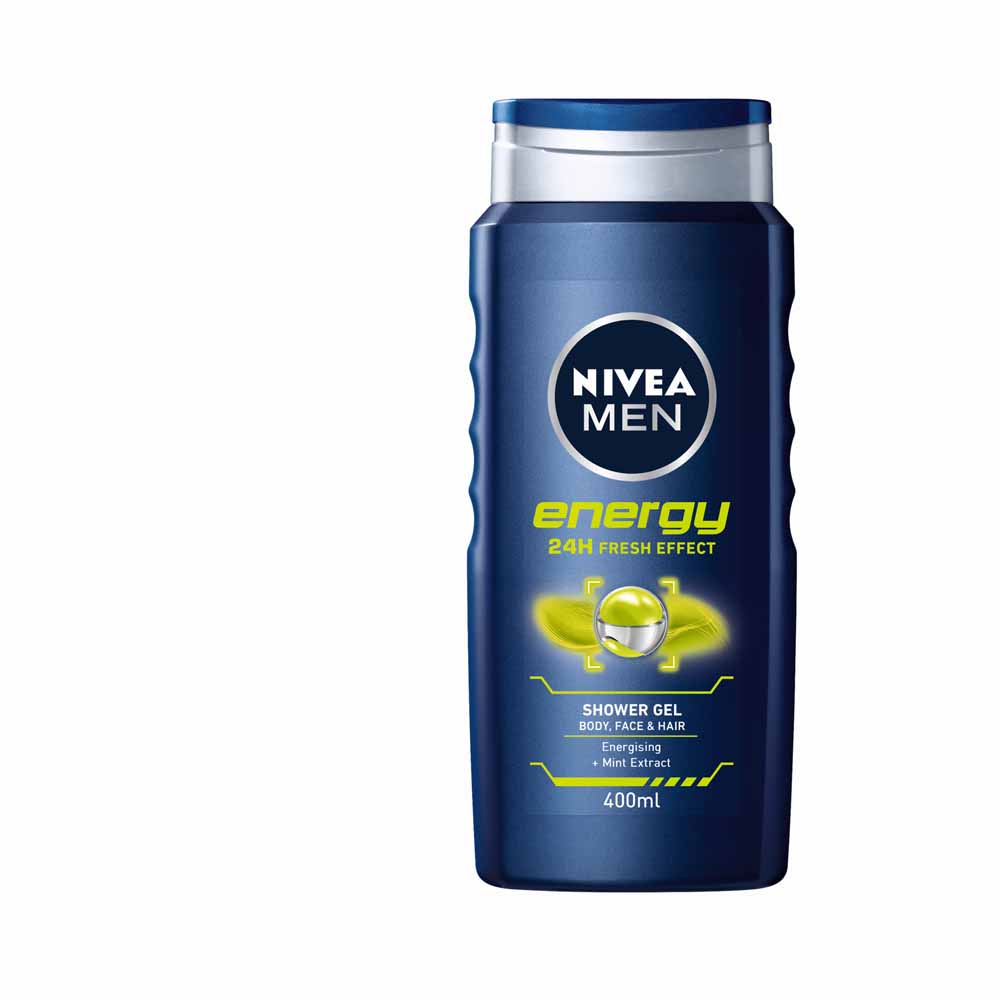 Nivea Men Energy Mint Extract 3 in 1 Shower Gel 400ml Image