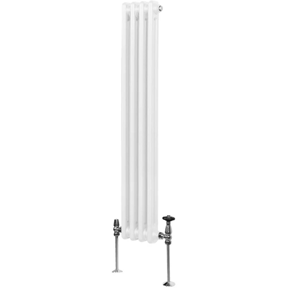 Monster Shop 1861 BTU White Traditional 2 Column Radiator 1500 x 202mm Image 3