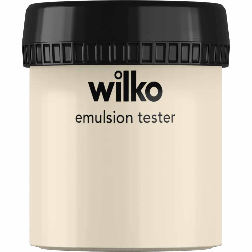 Wilko Biscuit Crunch Emulsion Paint Tester Pot 75ml Image 1