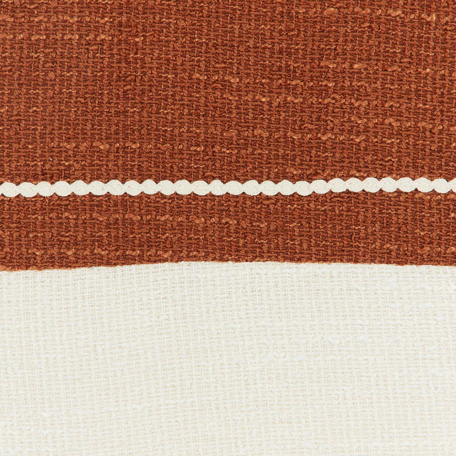 Arizona Cushion - Rust and White Image 3