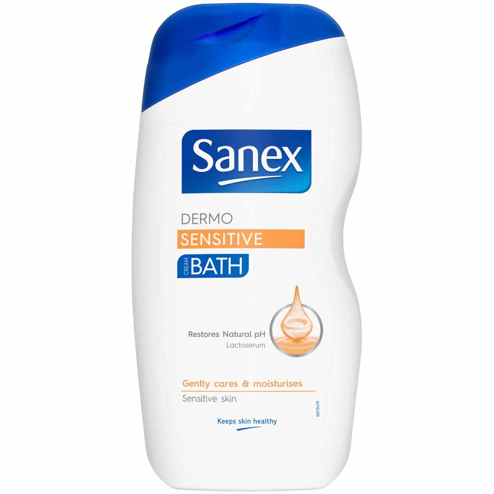 Sanex Sensitive Skin Bath Creme 500ml Image 2
