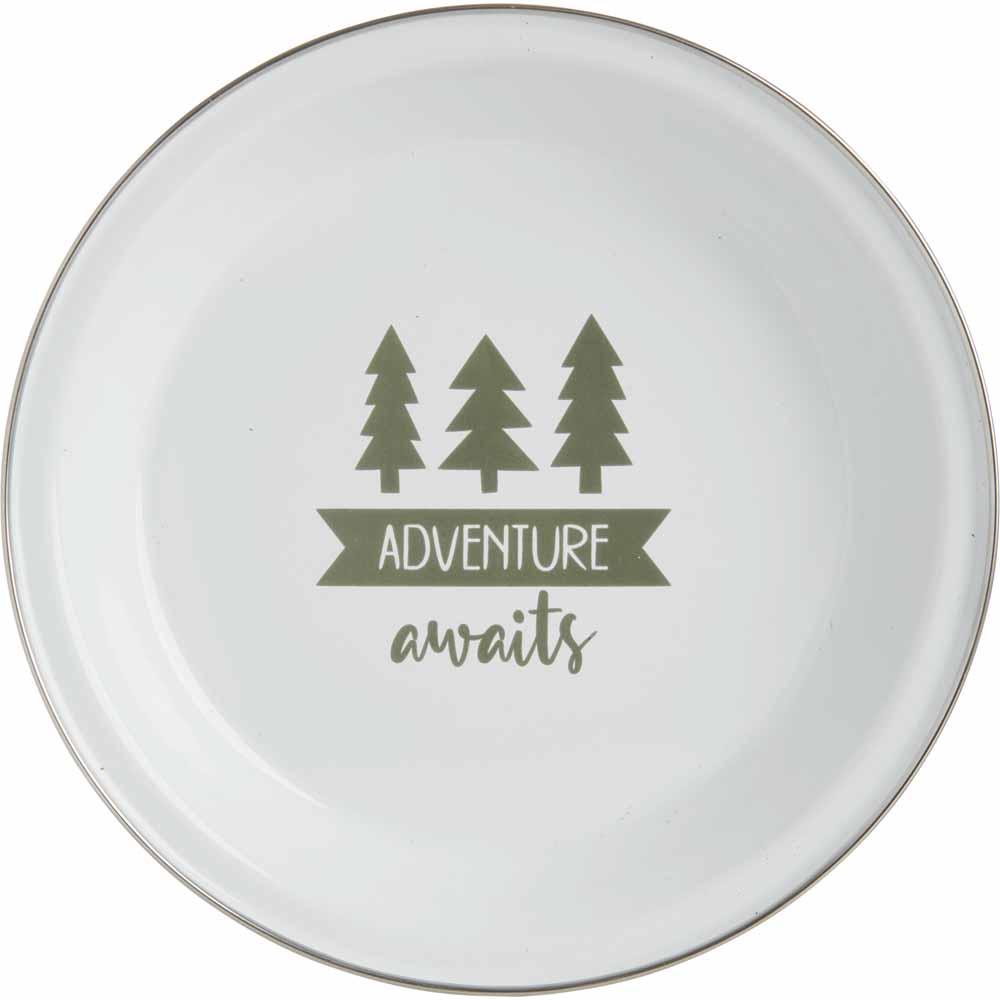 Wilko Camping plate 24cm Multi Colour Wilko