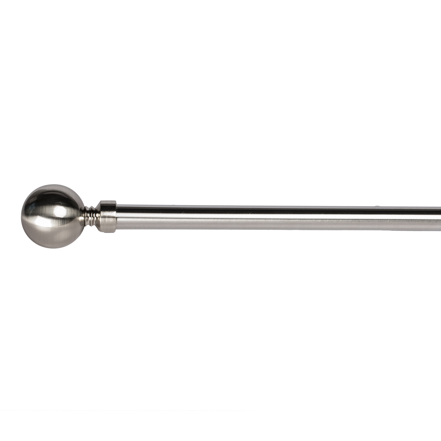 Ascot Chrome Extending Curtain Pole 120 to 210cm Image