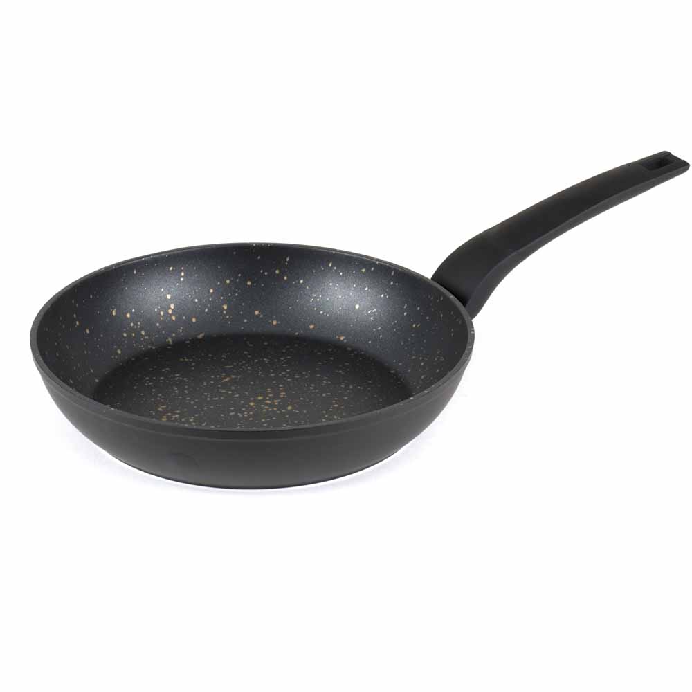 Salter 24cm Marble Gold Fry Pan Image 1