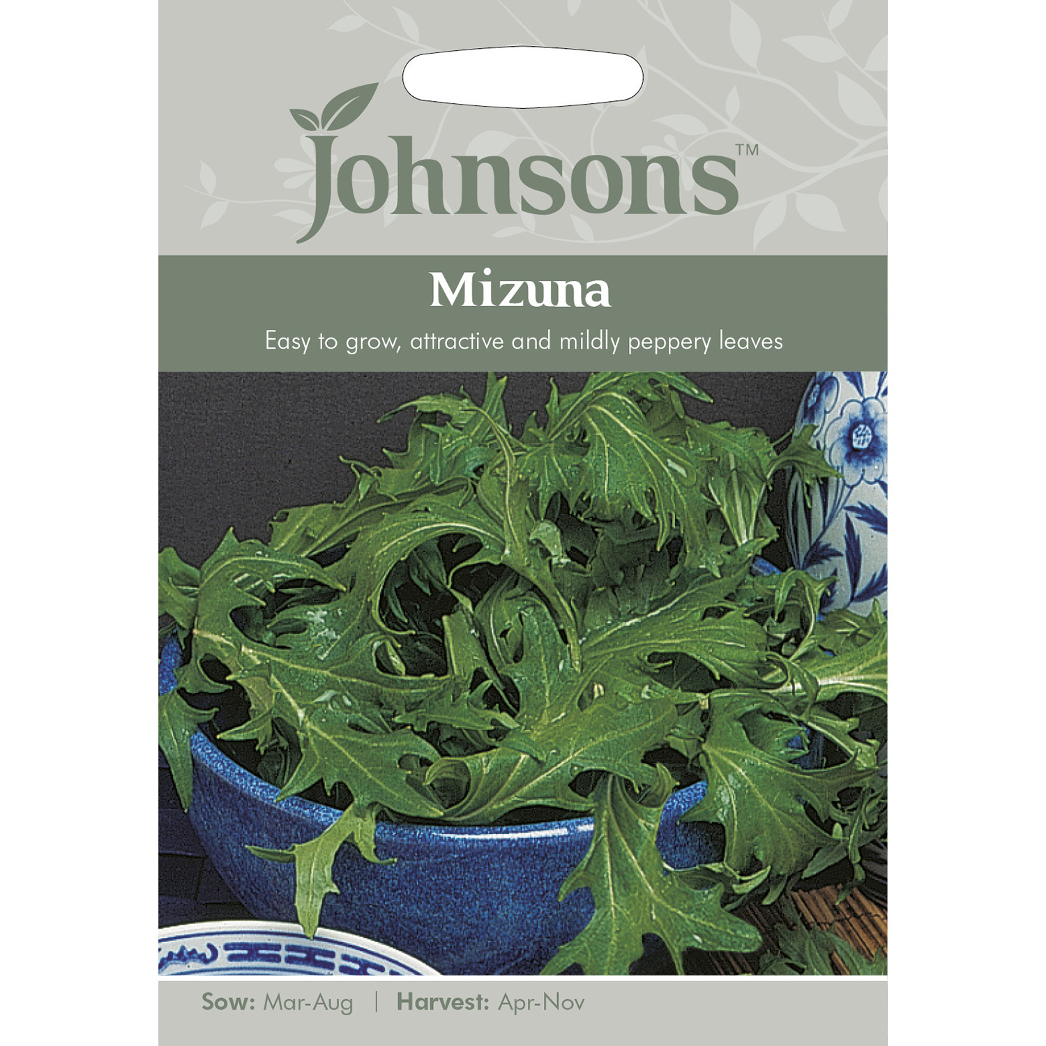 Johnsons Mizuna Seeds Image 2
