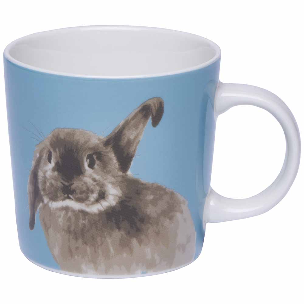 Wilko Blue Bunny Mug Image 1