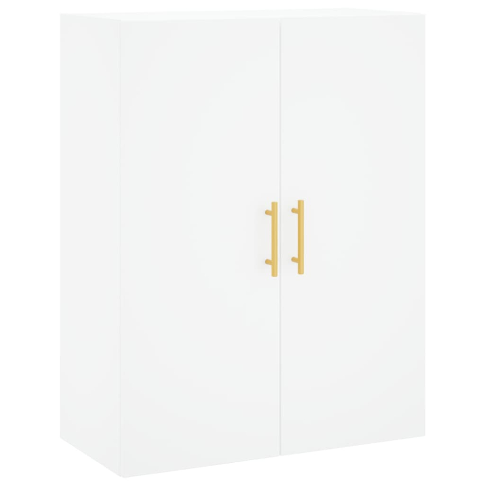 vidaXL 4 Door White Highboard Image 5