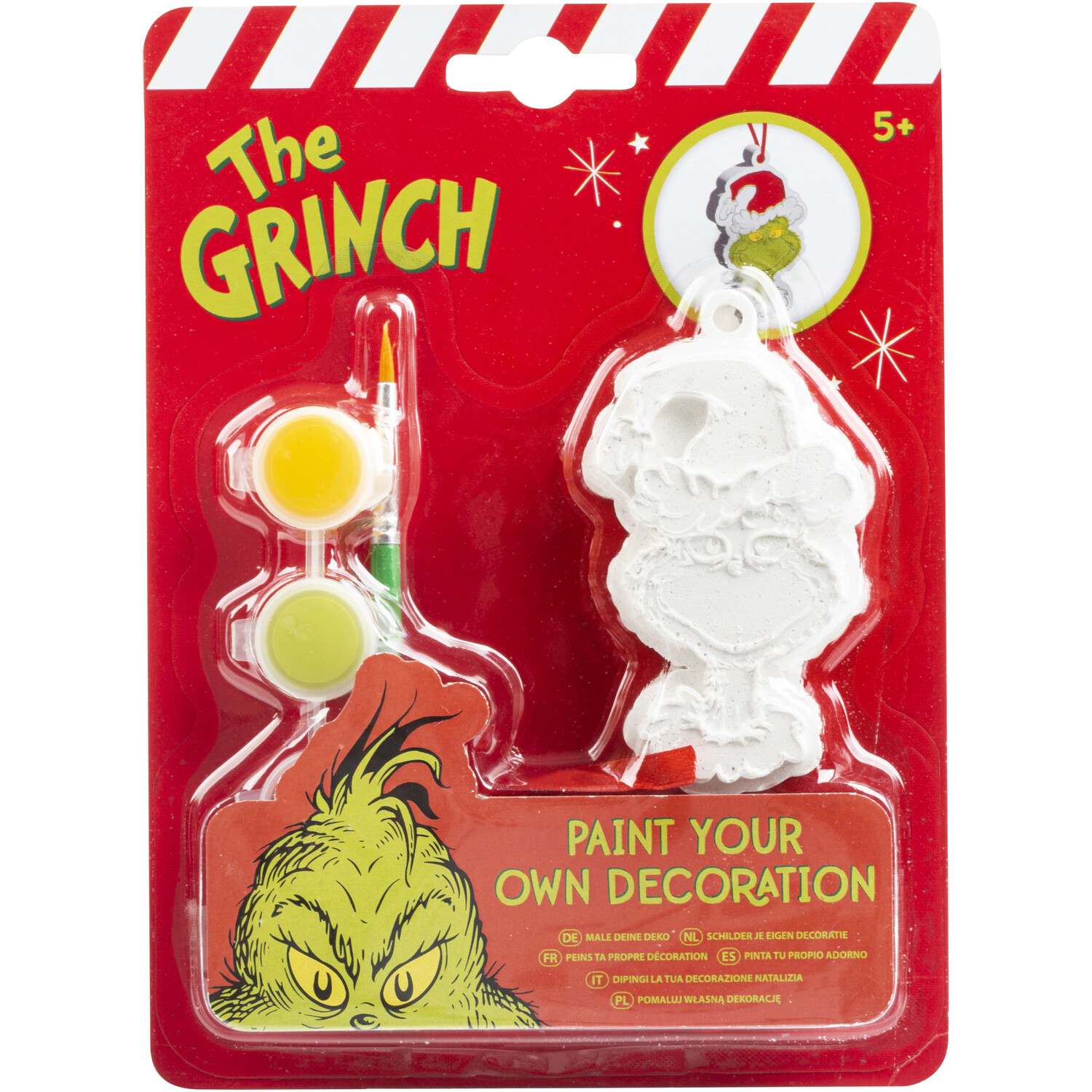 The Grinch Paint Your Own Christmas Decoration Image 1