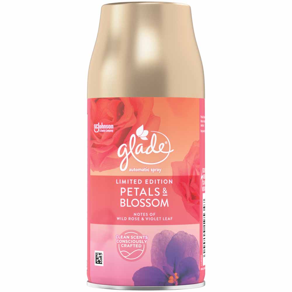 Glade Automatic Spray Refill Petals and Blossom Air Freshener 269ml Wilko