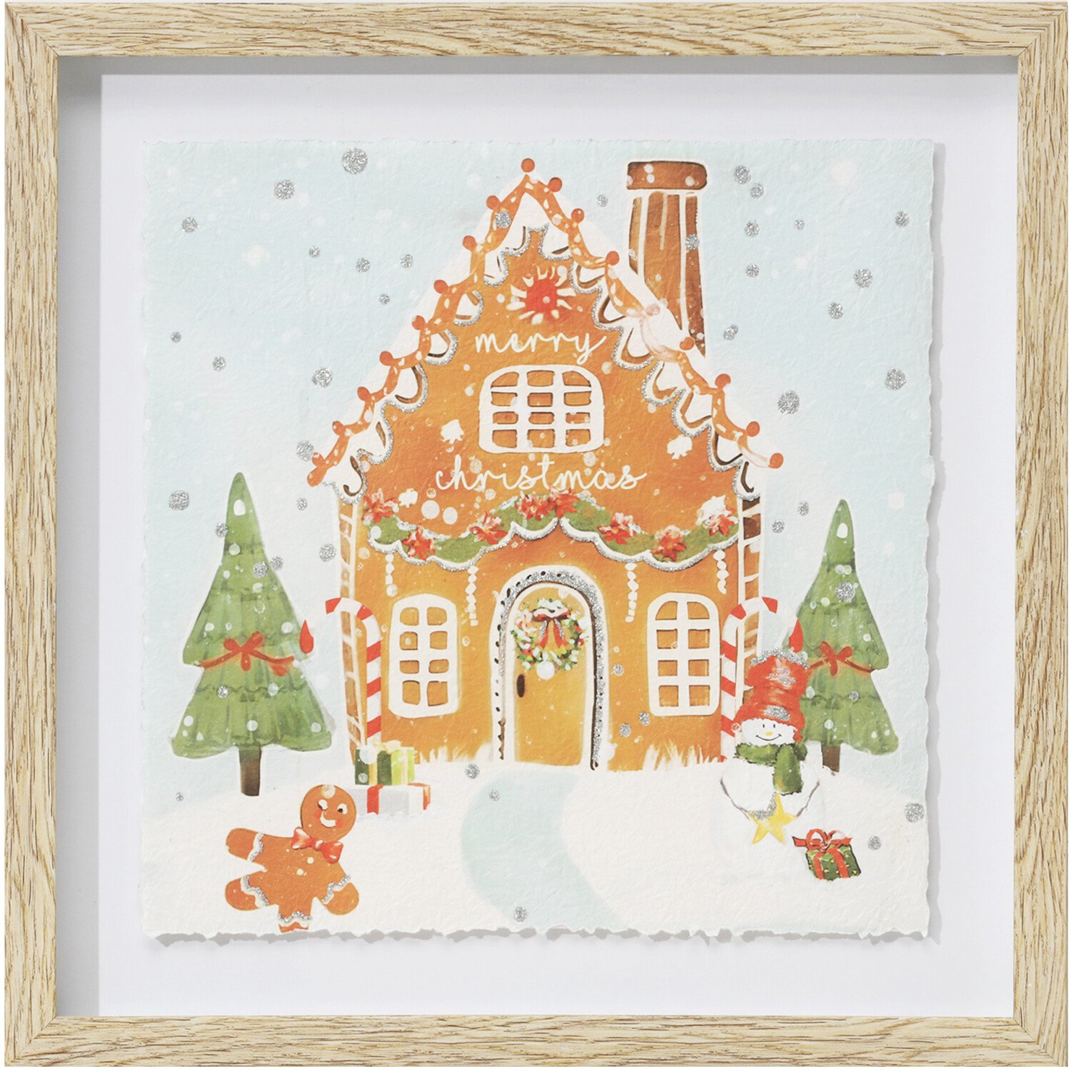 Gingerbread House Framed Wall Art Image 2