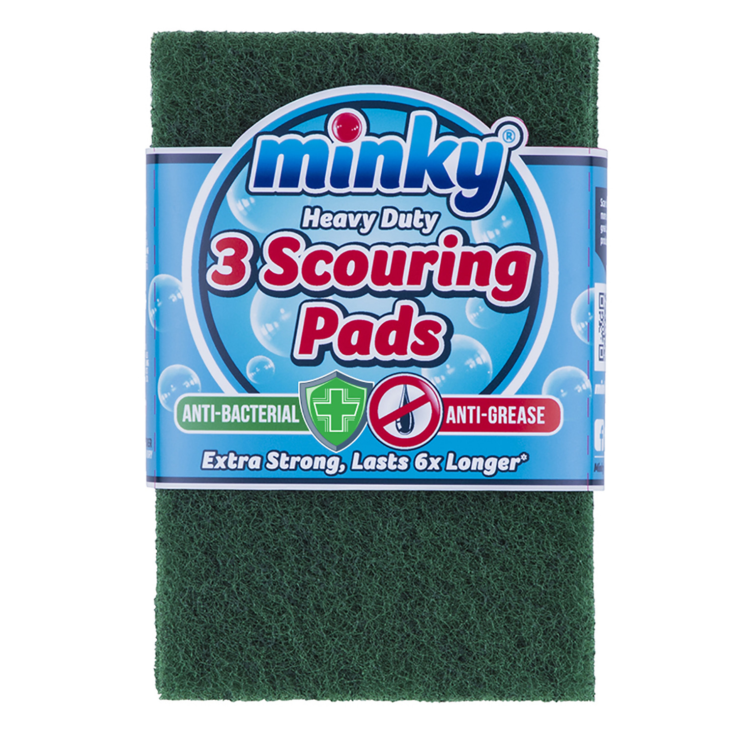 Pack of 3 Minky Heavy Duty Scouring Pads Image