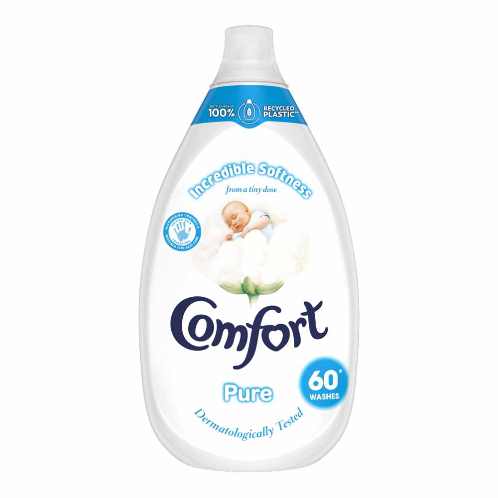 Comfort Pure Fabric Conditioner 60 Washes 900ml Image 2