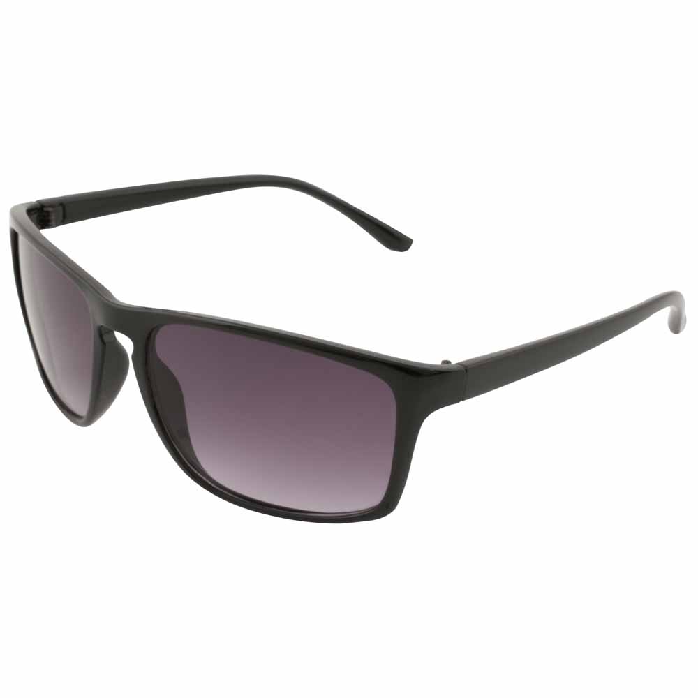 Mens Keyhole Plastic Sunglasses Image 2