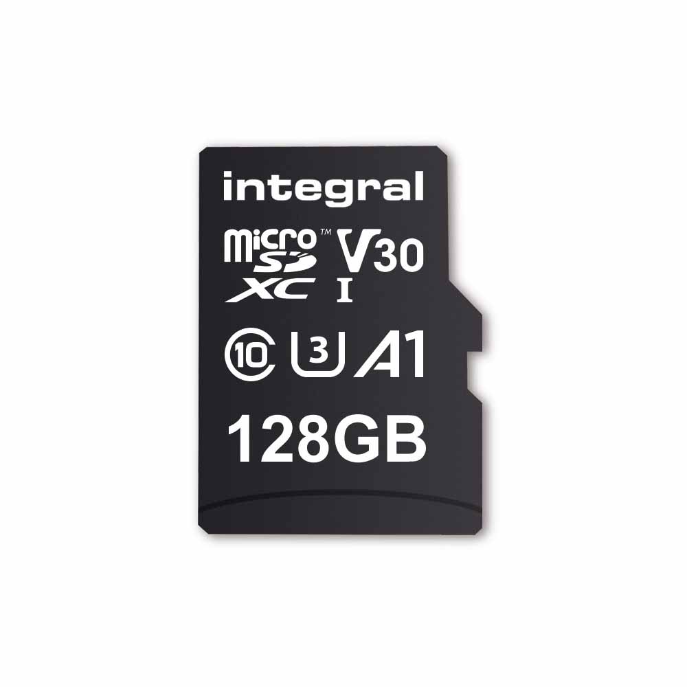 Integral V30 MSDXC 128GB Card + Adaptor Image
