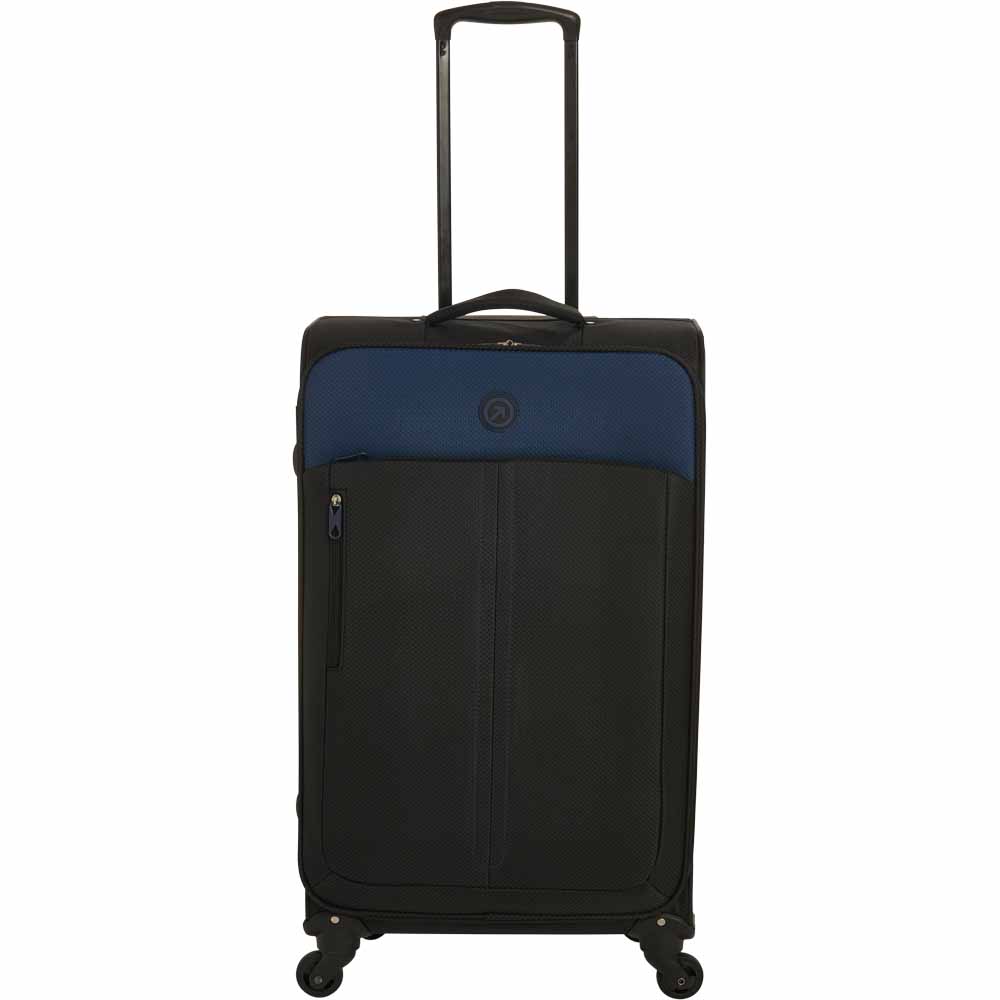 Wilko Ultralite Suitcase Black 26 inch Wilko