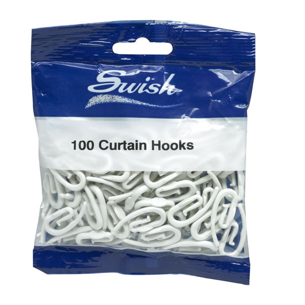 Swish Curtain Hooks 100 Pack Wilko