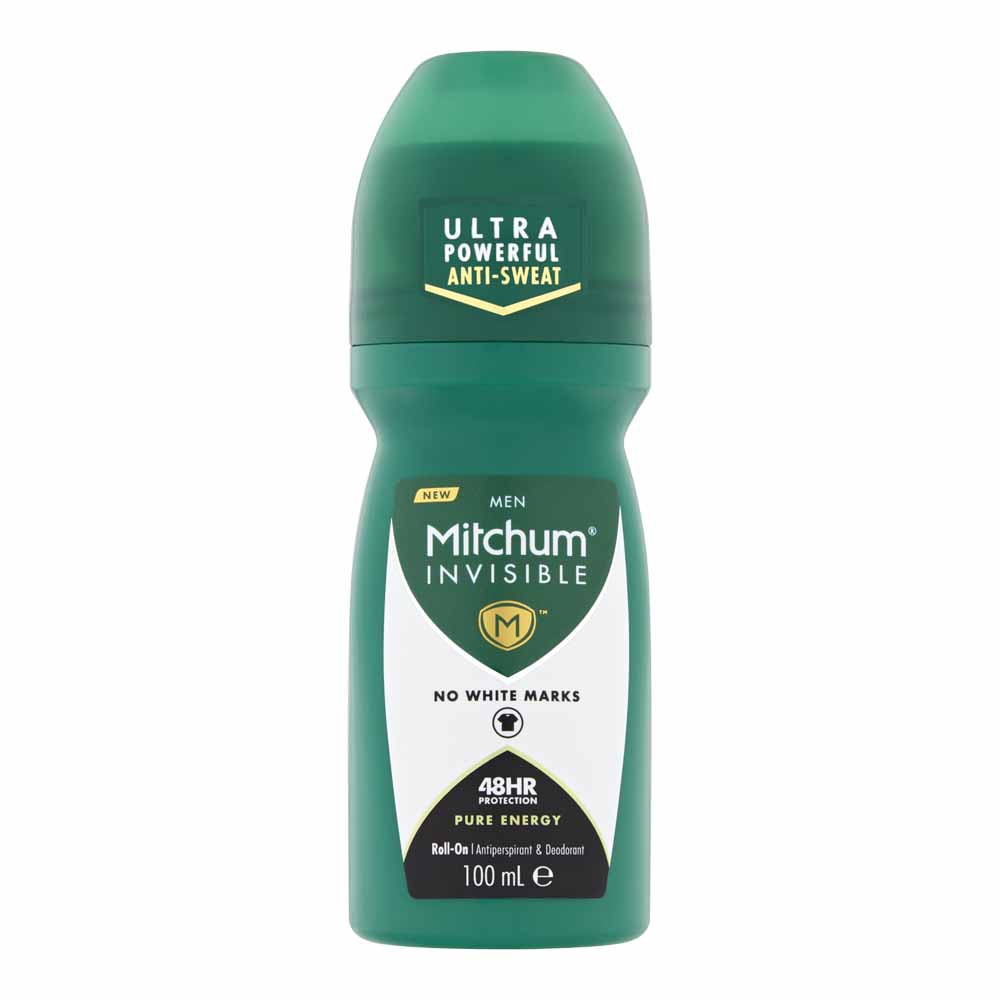Mitchum Pure Energy Invisible Roll On 100ml Image 1