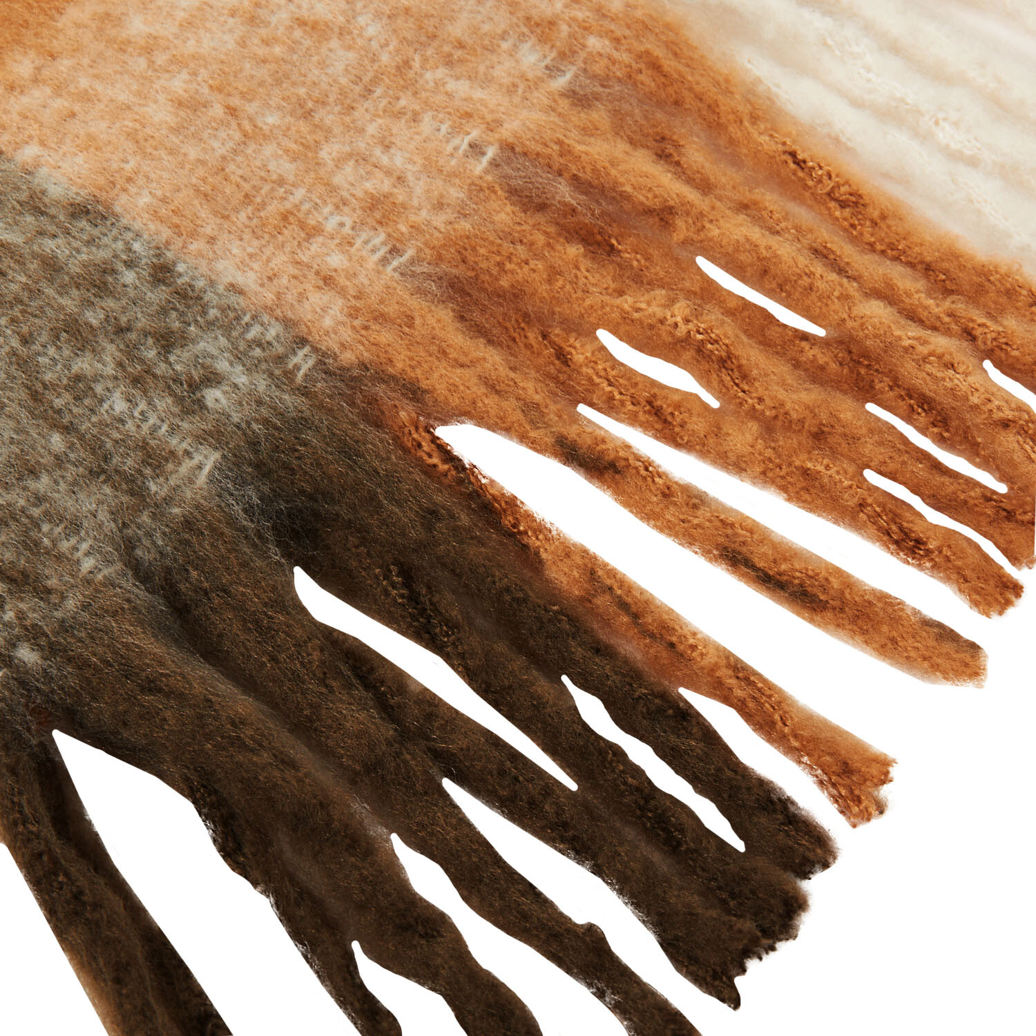 Womens Dark Coloured Scarf - Multicolour Image 5