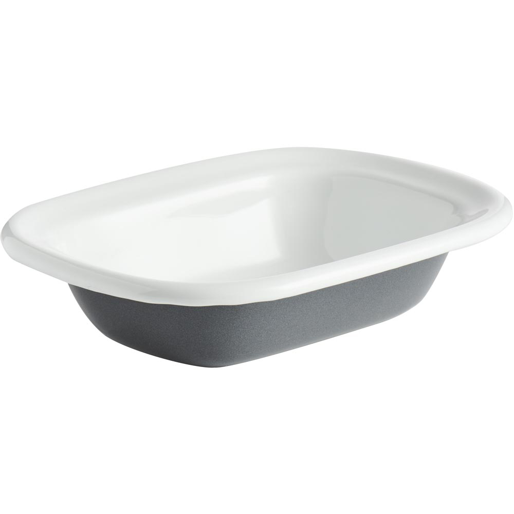 Wilko 14 x 10cm Enamel Single Portion Dish Image 4