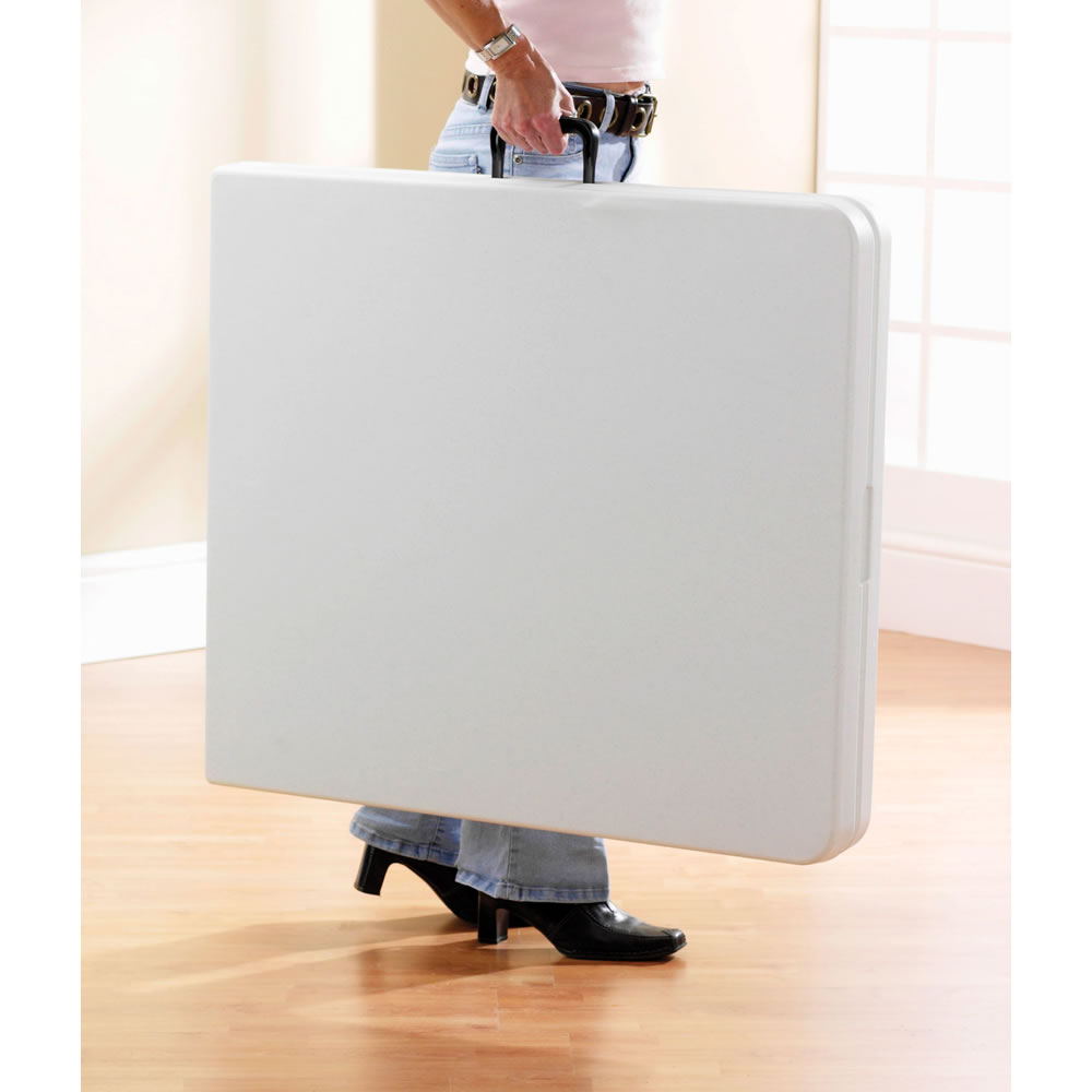 Greenhurst Folding Table White 6ft Wilko