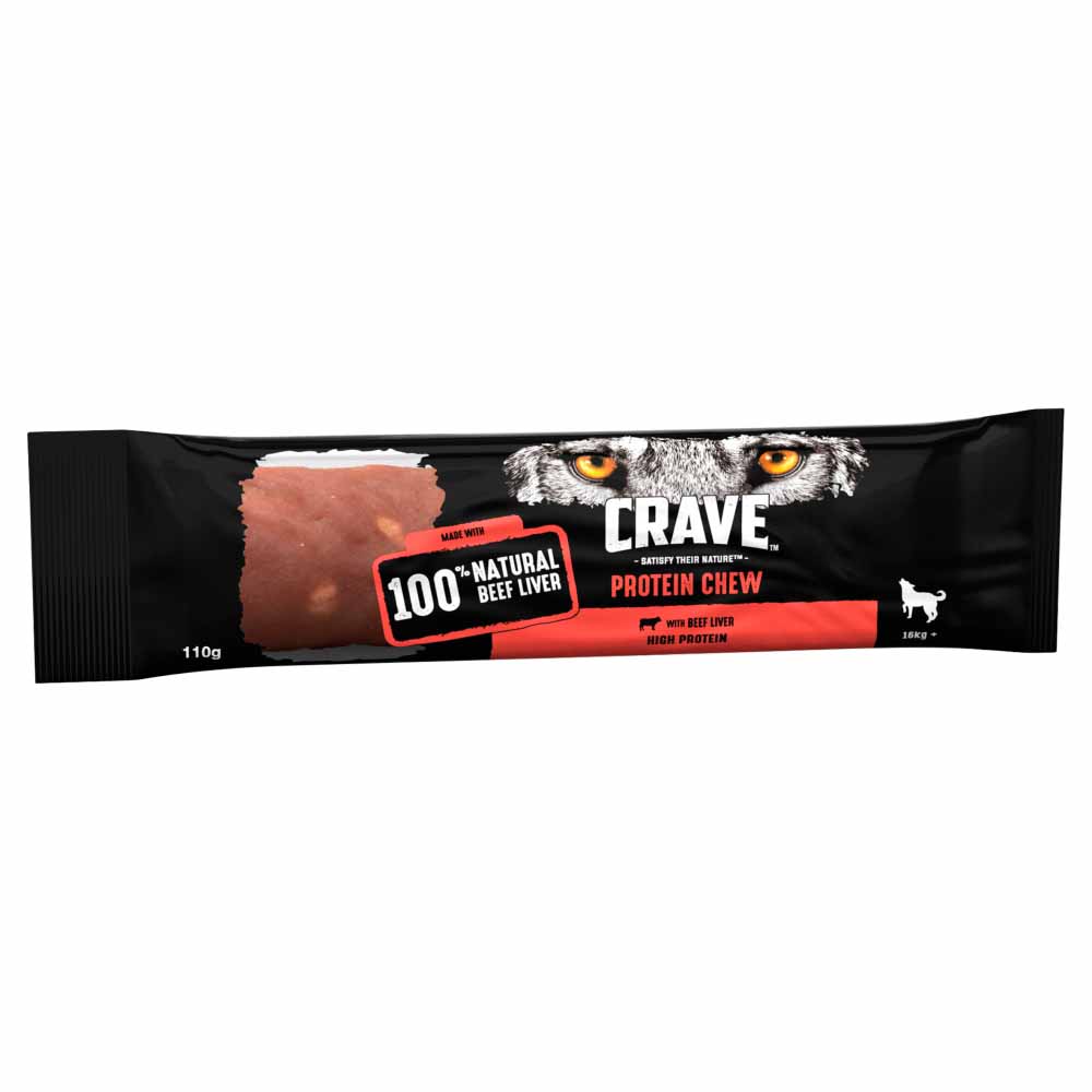 CRAVE Protein Beef and Liver Medium Large Dog Chew Image 2