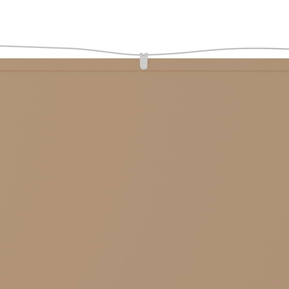 vidaXL Taupe Oxford Fabric Vertical Awning 1.8 x 10m Image 5