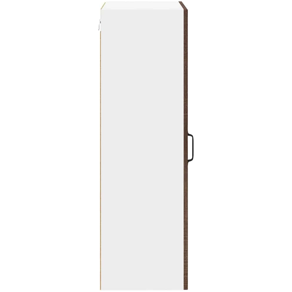 vidaXL Single Door Brown Oak Kitchen Wall Cabinet Image 6